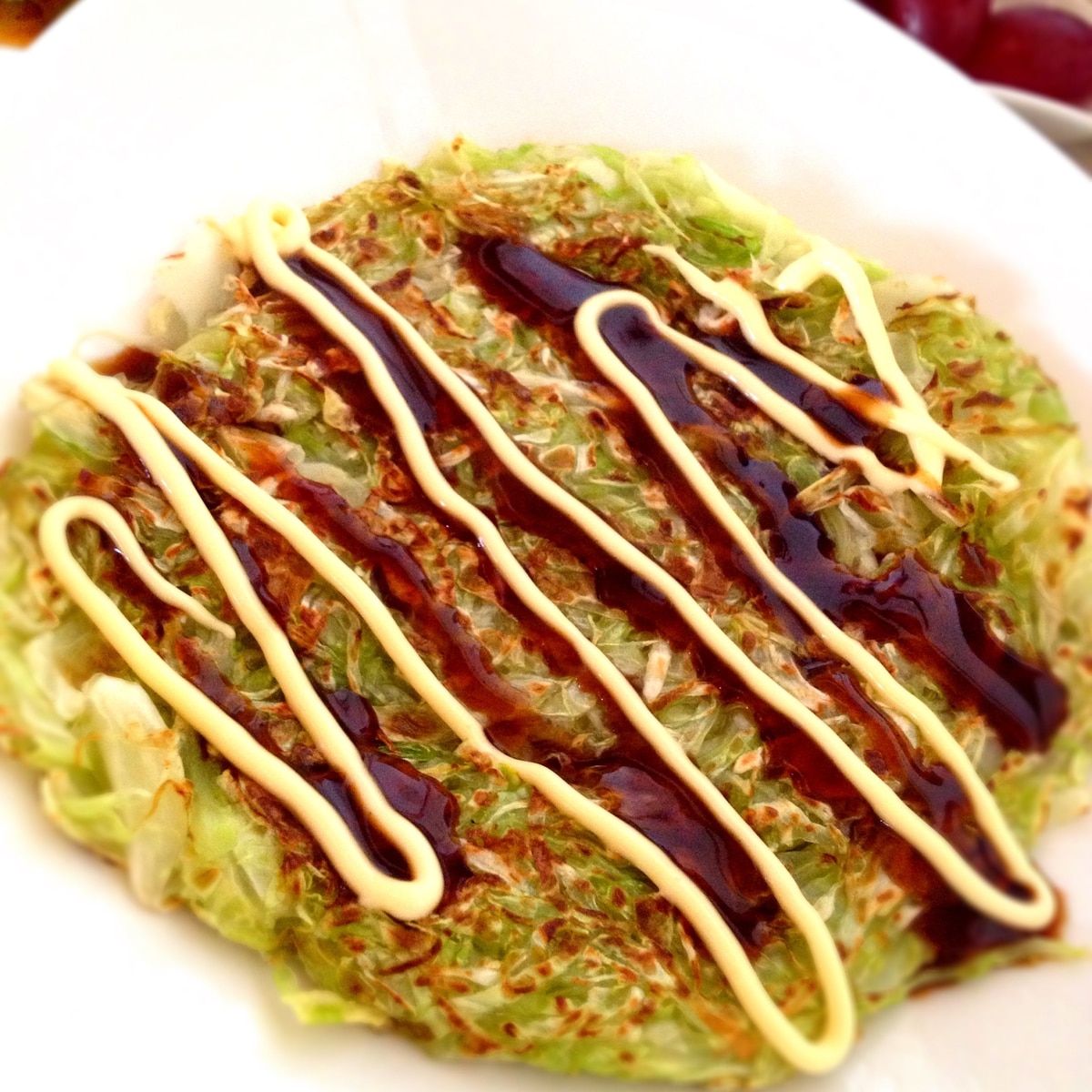 キャベツだけで作る なんちゃってお好み焼き レシピ 作り方 By みとえみ 楽天レシピ